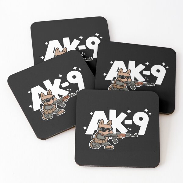 Item preview, AK-9! Cute Dog Gun Pun designed and sold by PMCreative.