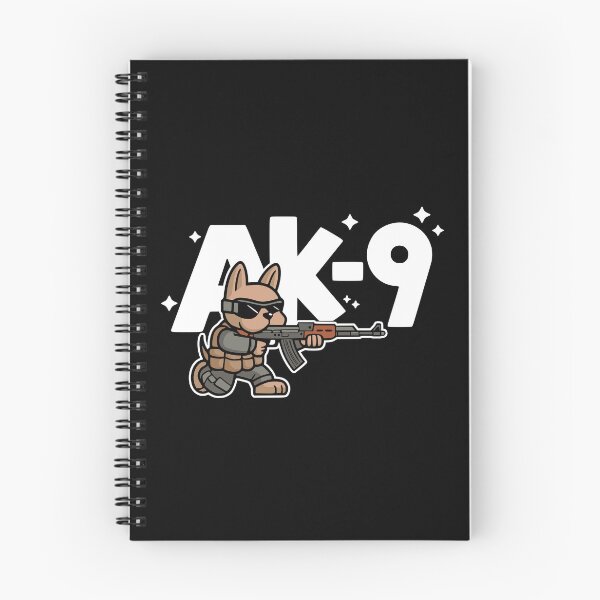 Item preview, AK-9! Cute Dog Gun Pun designed and sold by PMCreative.