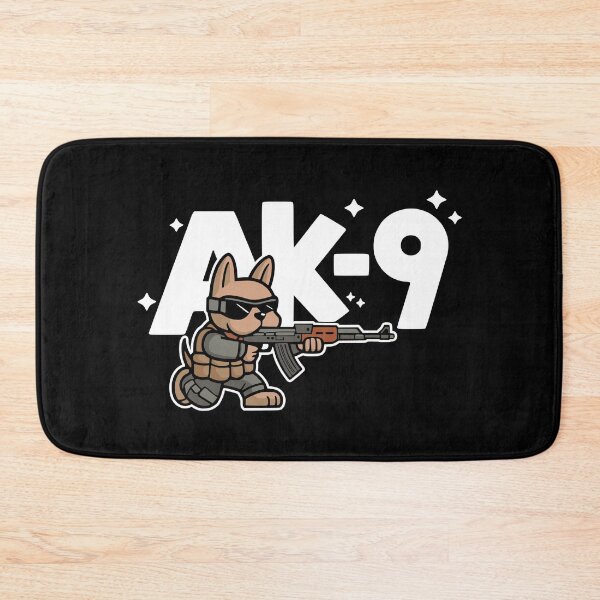 Item preview, AK-9! Cute Dog Gun Pun designed and sold by PMCreative.