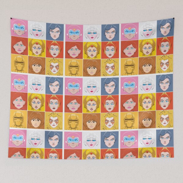 Item preview, 80's Cartoon Heroes designed and sold by mcgintystudios.