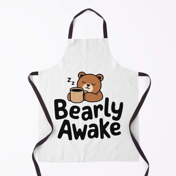 Item preview, Bearly Awake! Cute Bear Coffee Pun designed and sold by PMCreative.