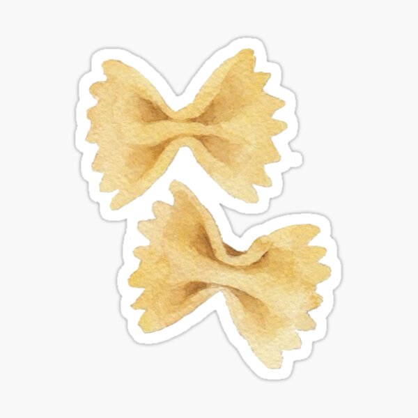 Item preview, Farfalle, Noodles sticker designed and sold by frenchfries16.