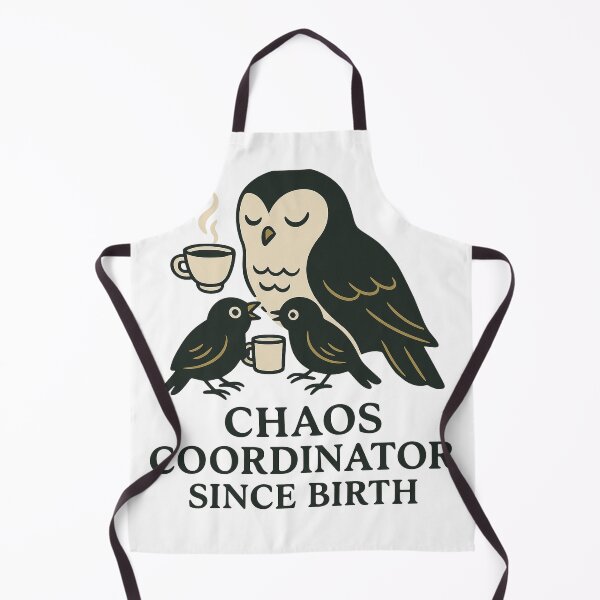 Item preview, Búho Coordinador del Caos con Café y Pájaros designed and sold by Lacritsa .