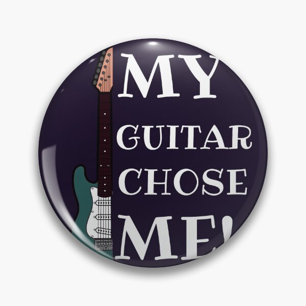 Item preview, My guitar chose me - white  designed and sold by LiskoDesign.
