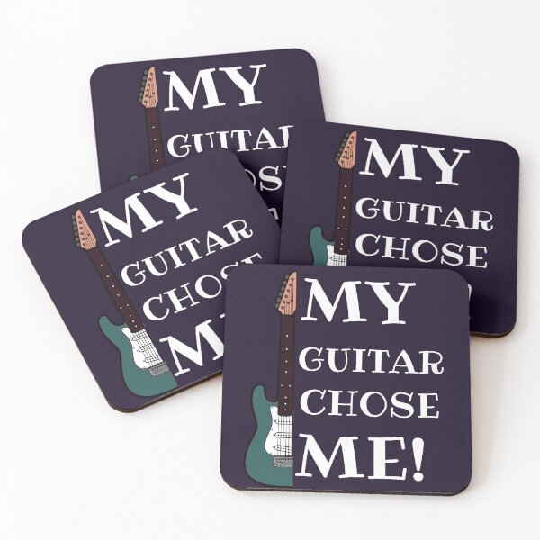 Item preview, My guitar chose me - white  designed and sold by LiskoDesign.