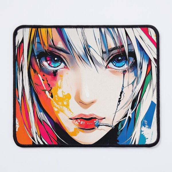Item preview, Pop Art Energy In Expressive Female Portrait designed and sold by Piotrek0001.