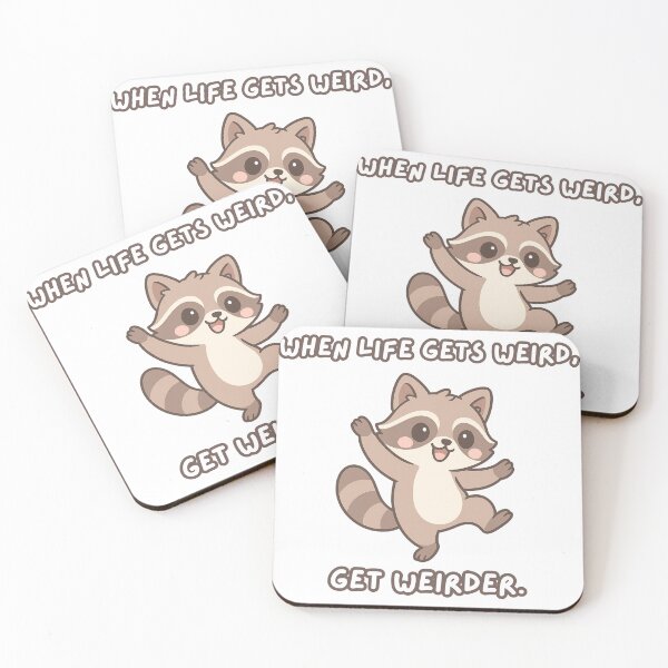 Item preview, Raccoon When the beat drops, so do I. designed and sold by Sukree.m.