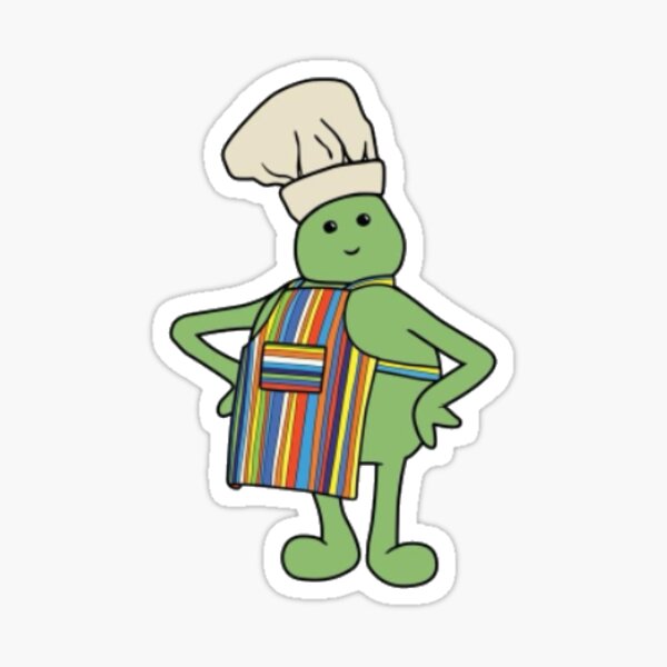 Item preview, Tiny chef sticker designed and sold by frenchfries16.