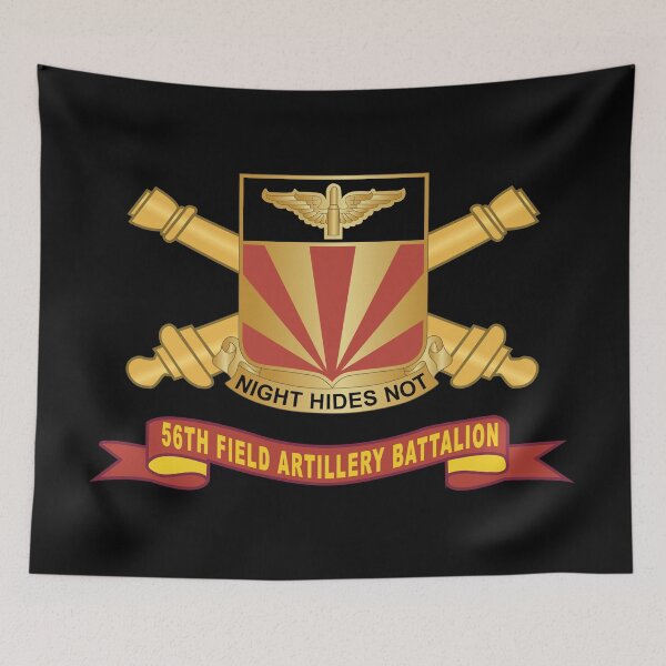 Item preview, 56th Field Artillery Battalion - DUI w Br - Ribbon X 300 designed and sold by Military Insignia Products.