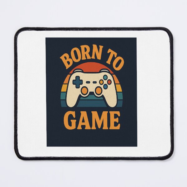 Item preview, Born to Game – Retro Gaming Controller Design designed and sold by PastimeMastery.