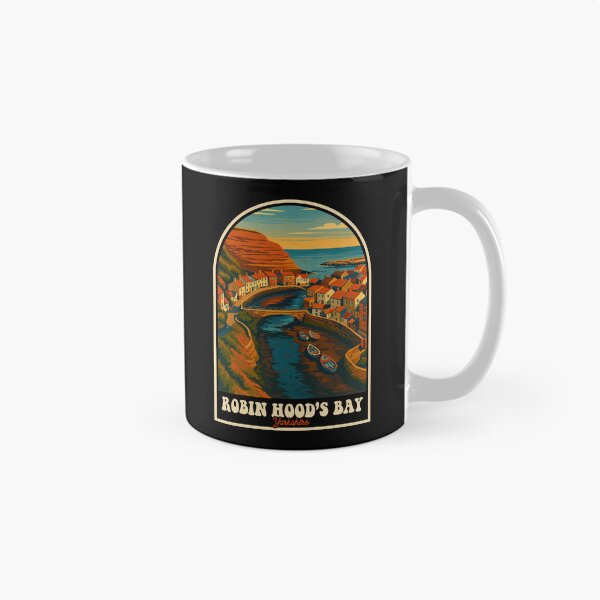 Item preview, Robin Hood’s Bay Yorkshire – Vintage Coastal Village Illustration designed and sold by JackCurtis1991.
