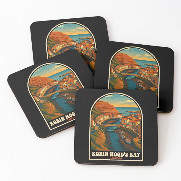 Item preview, Robin Hood’s Bay Yorkshire – Vintage Coastal Village Illustration designed and sold by JackCurtis1991.
