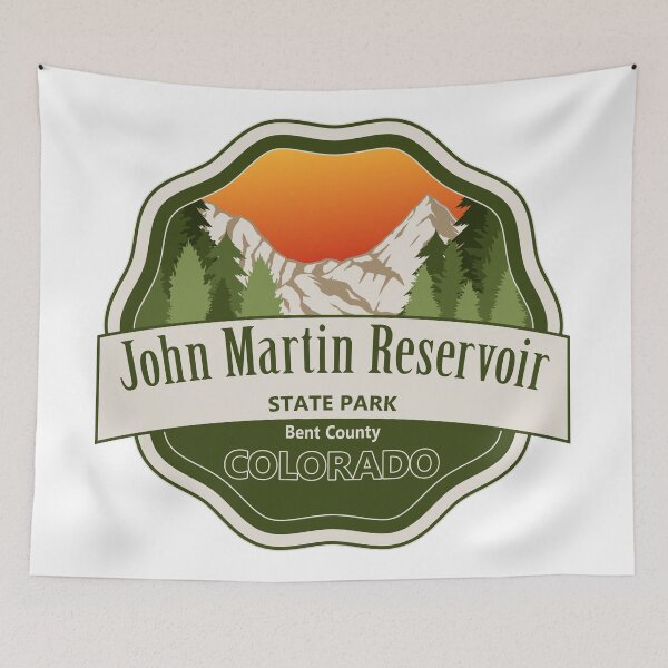Item preview, John Martin Reservoir State Park, Bent, Colorado designed and sold by Wanderful-roads.