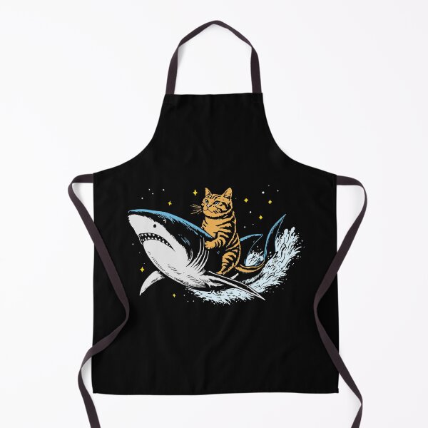 Item preview, Cat Riding Shark designed and sold by Faissal Thomass.