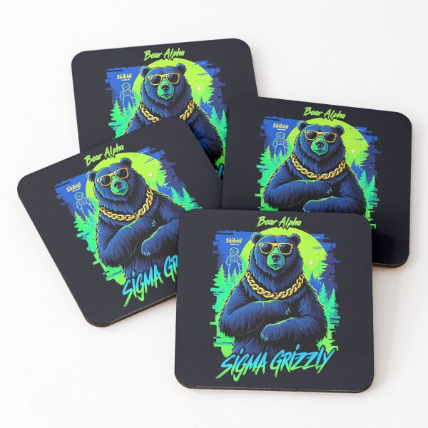 Item preview, Bear Alpha  grizzly  designed and sold by BrightNook.