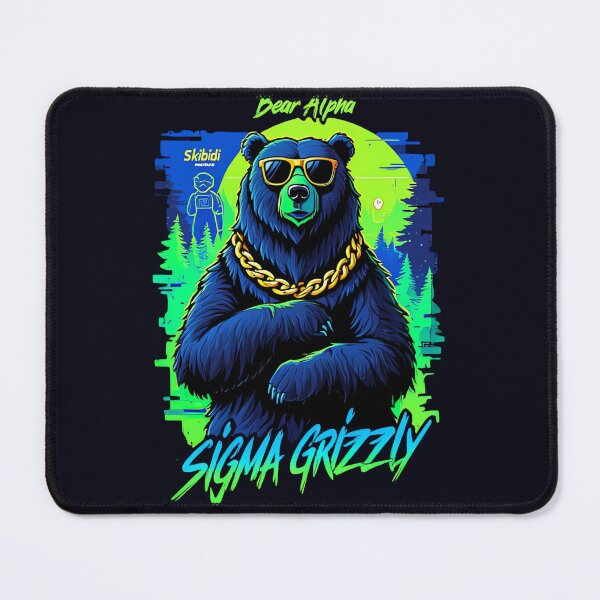 Item preview, Bear Alpha  grizzly  designed and sold by BrightNook.