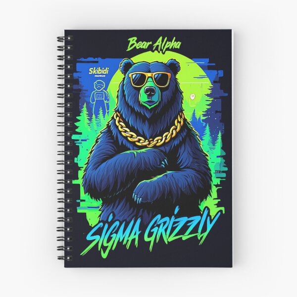 Item preview, Bear Alpha  grizzly  designed and sold by BrightNook.