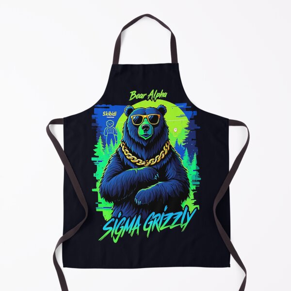 Item preview, Bear Alpha  grizzly  designed and sold by BrightNook.