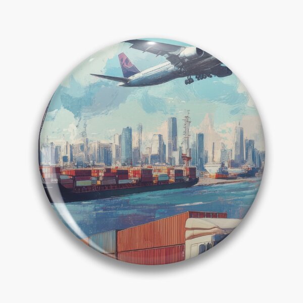 Item preview, Global Logistics Power – Cargo, Aviation, and Shipping Industry T-Shirt designed and sold by AchaRat.