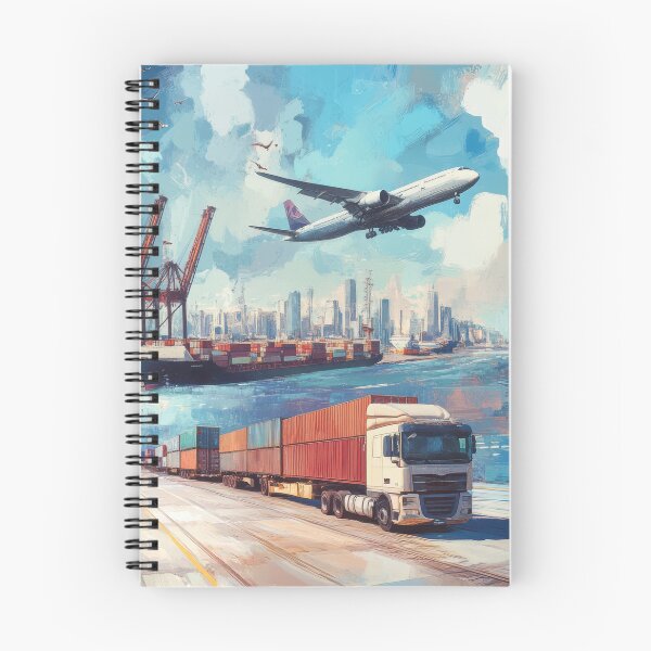 Item preview, Global Logistics Power – Cargo, Aviation, and Shipping Industry T-Shirt designed and sold by AchaRat.