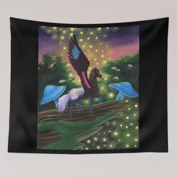 Item preview, Pegasus in Fairy Garden designed and sold by CauldronColors.