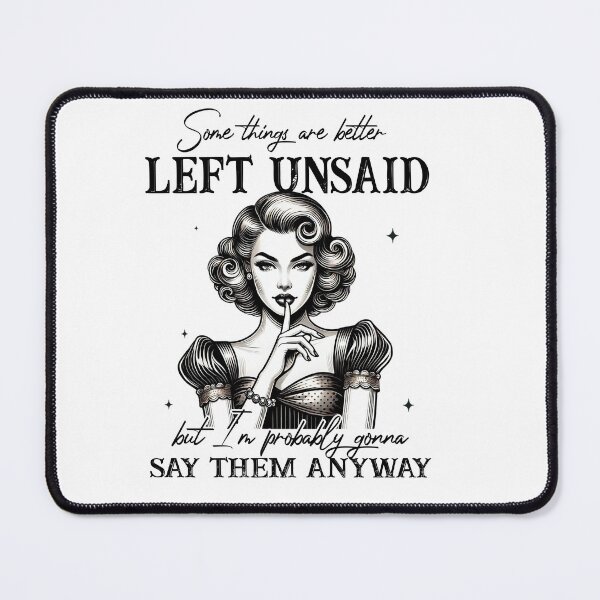 Item preview, Left Unsaid... designed and sold by Plotterzebra.
