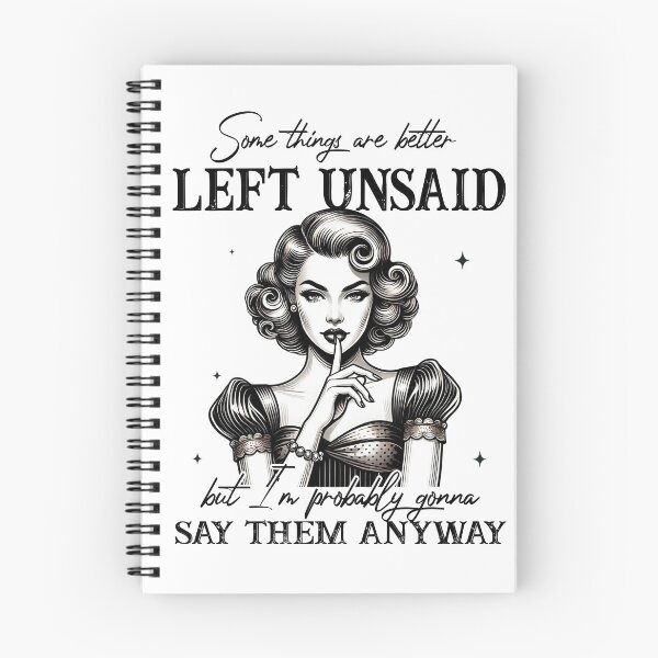 Item preview, Left Unsaid... designed and sold by Plotterzebra.