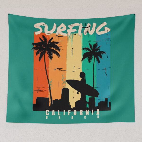 Item preview, California Beach Surfing designed and sold by HatiySkoll.