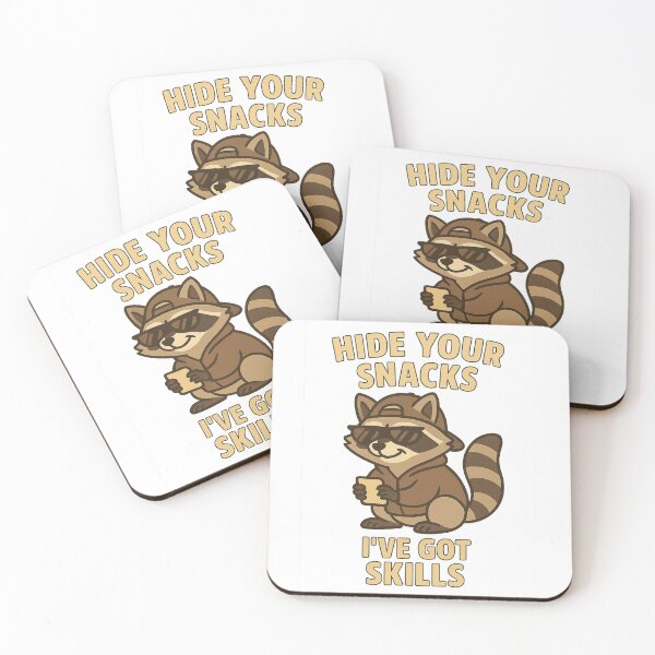 Item preview, Snack Thief Raccoon – “Hide Your Snacks. I’ve Got Skills.” designed and sold by Chaaaaud.