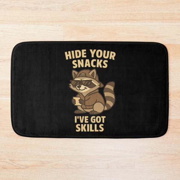 Item preview, Snack Thief Raccoon – “Hide Your Snacks. I’ve Got Skills.” designed and sold by Chaaaaud.