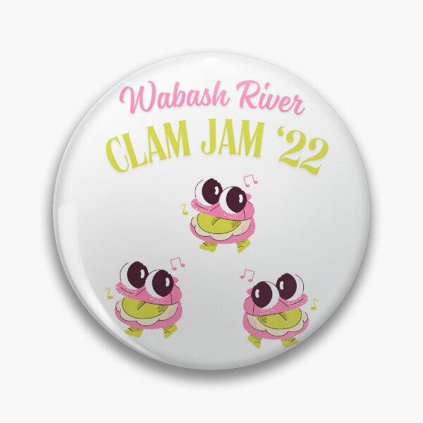 Item preview, Wabash River Clam Jam '22 designed and sold by postpunkmamma.