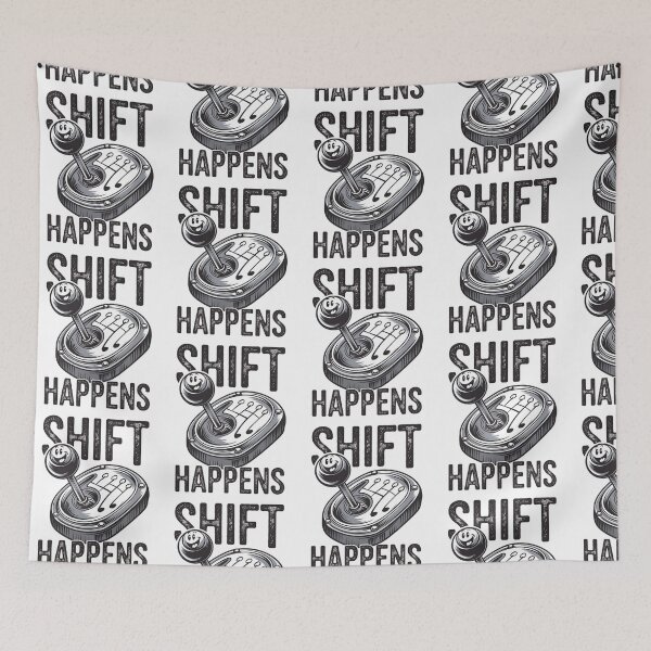 Item preview, Shift Happens – Funny Gear Stick Car Lover designed and sold by Taans-Creation.