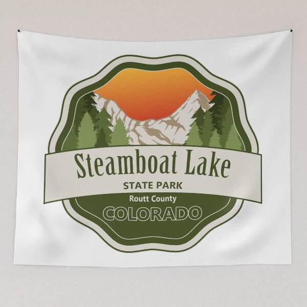 Item preview, Steamboat Lake State Park, Routt county, Colorado designed and sold by Wanderful-roads.