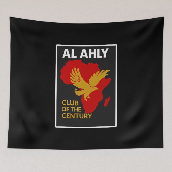 Item preview, Al Ahly Egypt FC Football Club Africa Continent Shape designed and sold by HeeShirt.