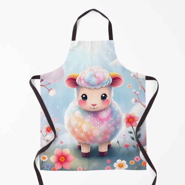 Item preview, Kawaii Fluffy Pink Sheep designed and sold by debbiedwarika.