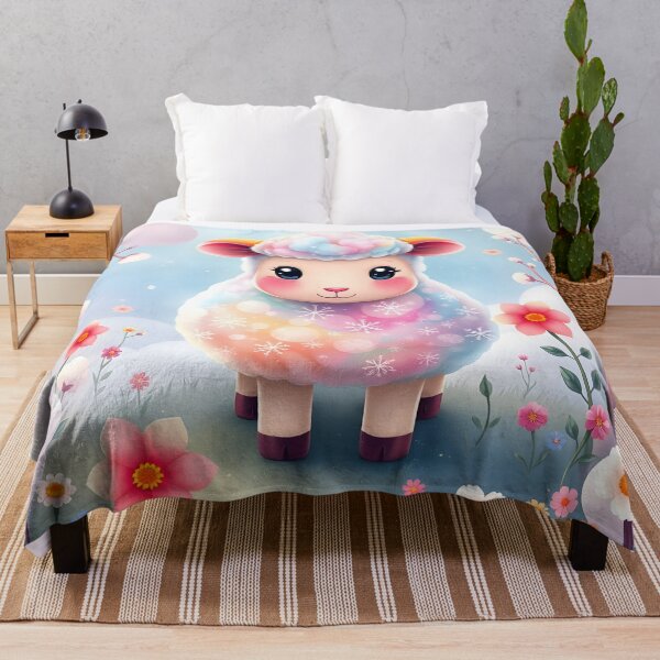 Item preview, Kawaii Fluffy Pink Sheep designed and sold by debbiedwarika.