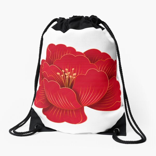 Item preview, Beautiful red peony designed and sold by COCAbubble.