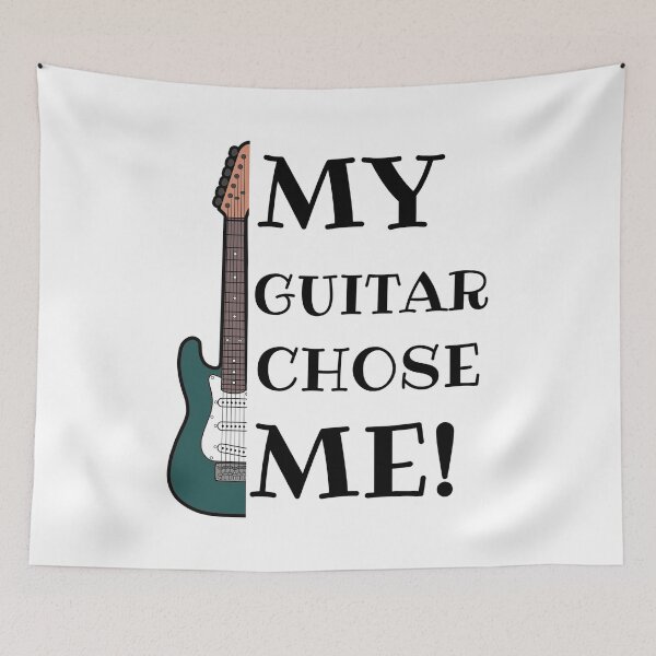 Aperçu de l'œuvre My guitar chose me créée et vendue par LiskoDesign.