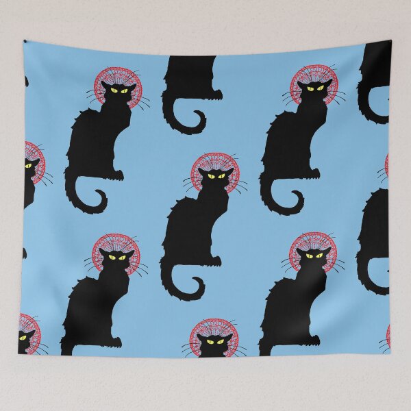 Item preview, 1896 Le Chat Noir Cafe Black Cat Poster Theophile Steinlein designed and sold by Pixelchicken.