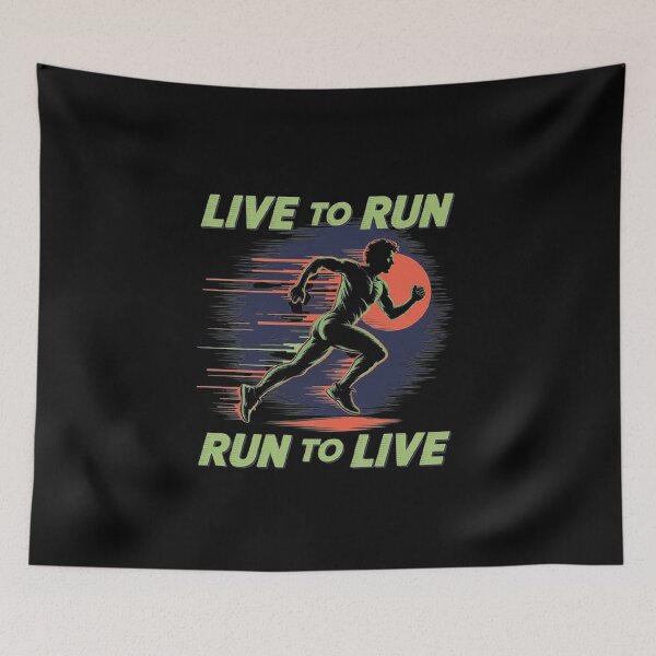 Item preview, Dynamic Runner Silhouette with Speed Lines - Motivational Running Quote Artwork designed and sold by love3617.