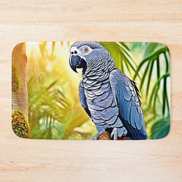 Item preview, Grey Parrot Perch designed and sold by Health And Fitness Posts e-Store.