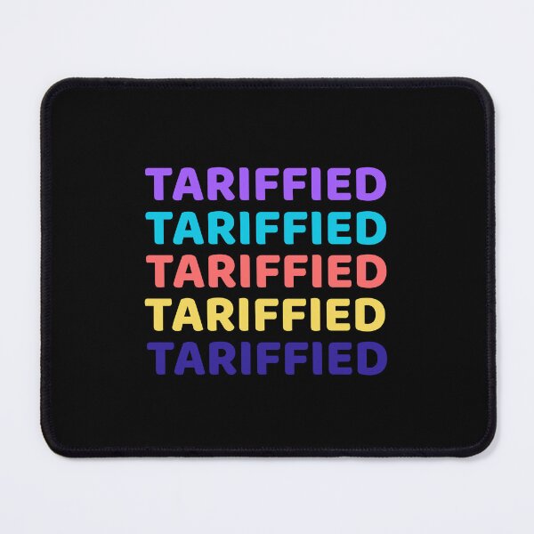 Item preview, Tariffied Repeating Text Pun – Political Humor Tariff Wordplay designed and sold by Sunserize Designs.