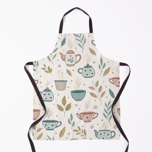 Item preview, Hot Teapot & Leaves Pattern – Cozy Tea Time Design for Tea Lovers designed and sold by ThatBBStore.
