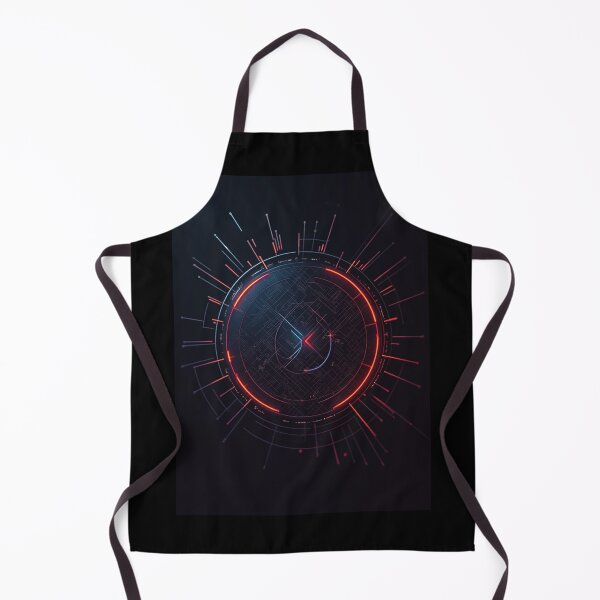 Item preview, Futuristic Tech Core – Sci-Fi HUD Energy Design designed and sold by Mendzmeile.
