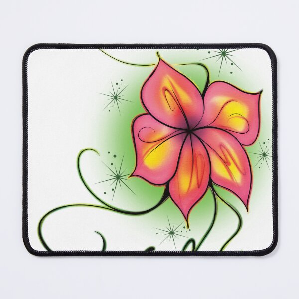 Item preview, Airbrushed Hawaiian Flower designed and sold by airbrushDC.