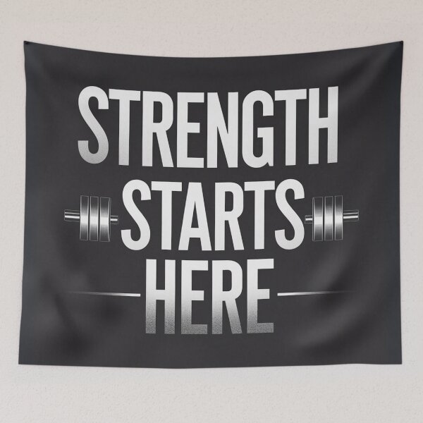 Item preview, Strength starts here design designed and sold by Motivated Sensei.