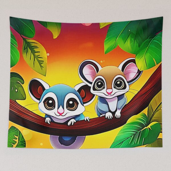Item preview, Cute Glider Friends designed and sold by Health And Fitness Posts e-Store.