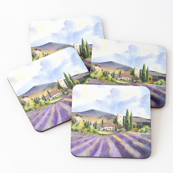 Item preview, Lavender field designed and sold by Made-by-Gus.