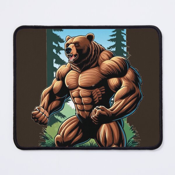 Artikelvorschau, Grizzlybär-Bodybuilder entworfen und verkauft von PierreAlbijanic.