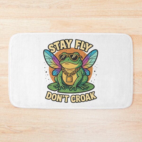 Item preview, "Stay Fly, Don’t Croak" – A Fun & Punny Frog Design for Cool Vibes! ? designed and sold by Chaaaaud.